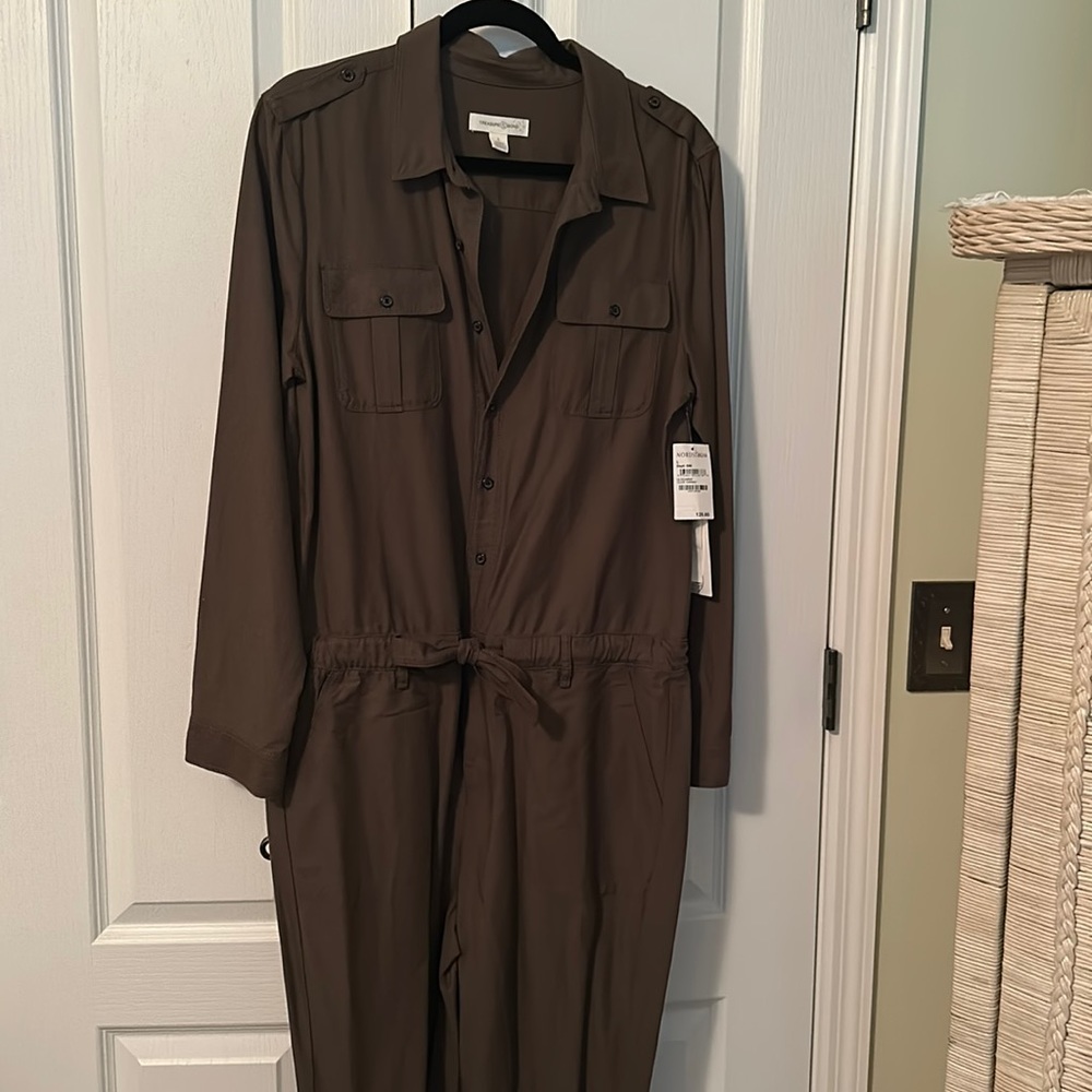 Treasure & Bond flight suit, olive, Sz L, NWT